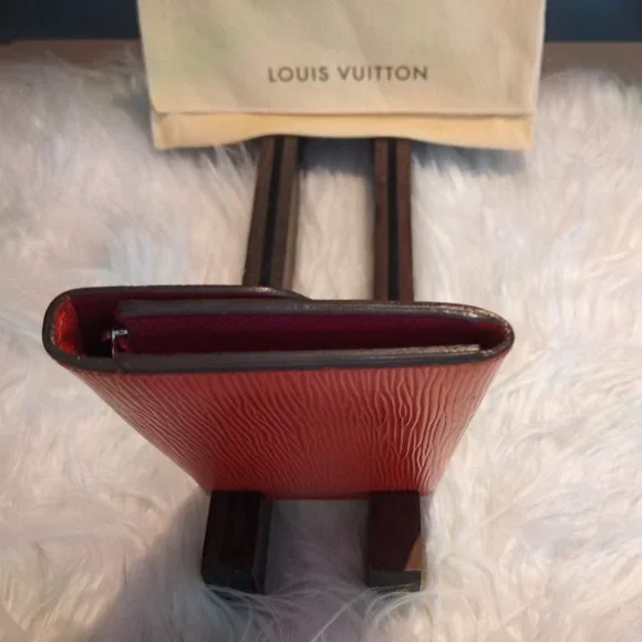 Stunning EUC LV Epi Portefeuille Emilie Long Wallet Orange (Piment) & Fuchsia - Picture 5 of 13